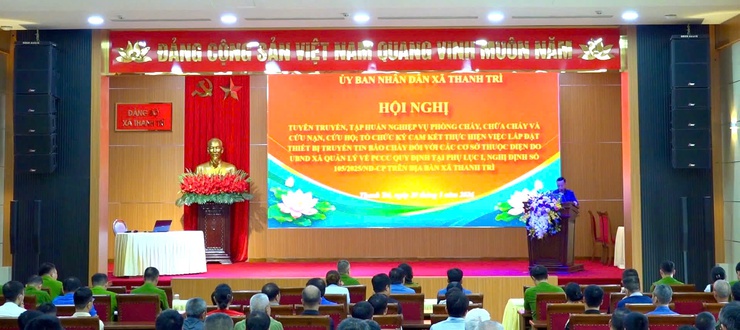 Tăng cường ý thức phòng cháy chữa cháy cho các hộ kinh doanh tại xã Thanh Trì- Ảnh 1.