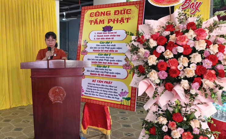 Lãnh đạo phường Tây Mỗ thăm, chúc mừng các chùa nhân dịp đại lễ Phật đản (Phật lịch 2570 - Dương lịch 2026)- Ảnh 5.