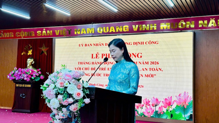 Trẻ em hạnh phúc, an toàn, vững bước trong kỷ nguyên số – thông điệp từ lễ phát động hè tại Định Công- Ảnh 5.