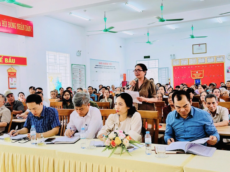 Cử tri thôn 1, 2, 3 Vạn Phúc, xã Nam Phù gửi gắm nhiều tâm tư, kiến nghị về dự án trục Đại lộ cảng quan Sông Hồng- Ảnh 5.