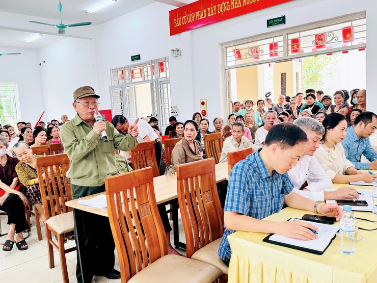 Cử tri thôn 1, 2, 3 Vạn Phúc, xã Nam Phù gửi gắm nhiều tâm tư, kiến nghị về dự án trục Đại lộ cảng quan Sông Hồng- Ảnh 2.