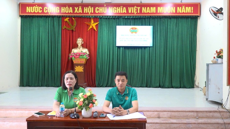 Cán bộ, hội viên nông dân thôn Kim Bài được tuyên truyền công tác giải phóng mặt bằng Dự án Khu đô thị thể thao Olympic- Ảnh 2.