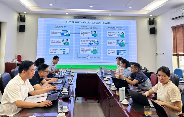 Bát Tràng tập huấn sử dụng hệ thống Hanoiwork cho đội ngũ cán bộ chủ chốt- Ảnh 3.