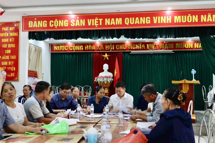 Xã Hồng Vân bắt đầu giải phóng mặt bằng dự án trục không gian Quốc lộ 1A- Ảnh 1.