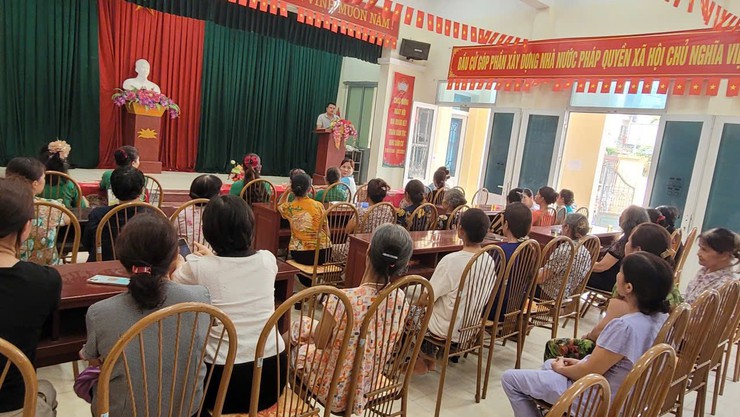 HỘI LHPN XÃ THANH OAI TỔ CHỨC TUYÊN TRUYỀN CÔNG TÁC GIẢI PHÓNG MẶT BẰNG THỰC HIỆN DỰ ÁN KHU ĐÔ THỊ THỂ THAO OLYMPIC- Ảnh 2.