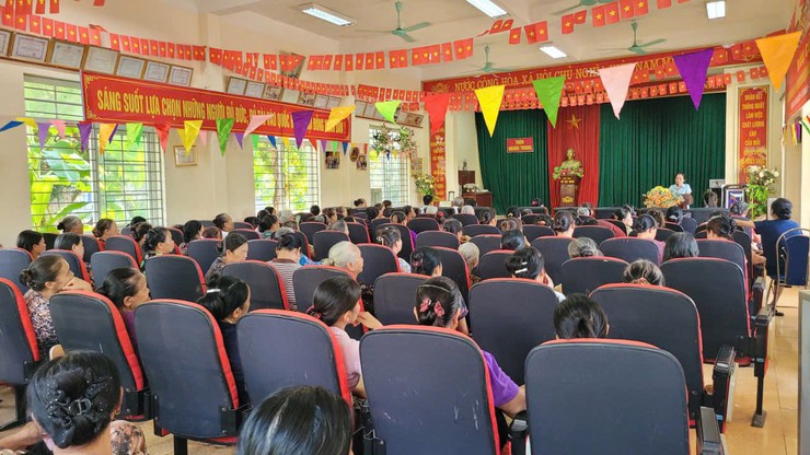 HỘI LHPN XÃ THANH OAI TỔ CHỨC TUYÊN TRUYỀN CÔNG TÁC GIẢI PHÓNG MẶT BẰNG THỰC HIỆN DỰ ÁN KHU ĐÔ THỊ THỂ THAO OLYMPIC- Ảnh 1.