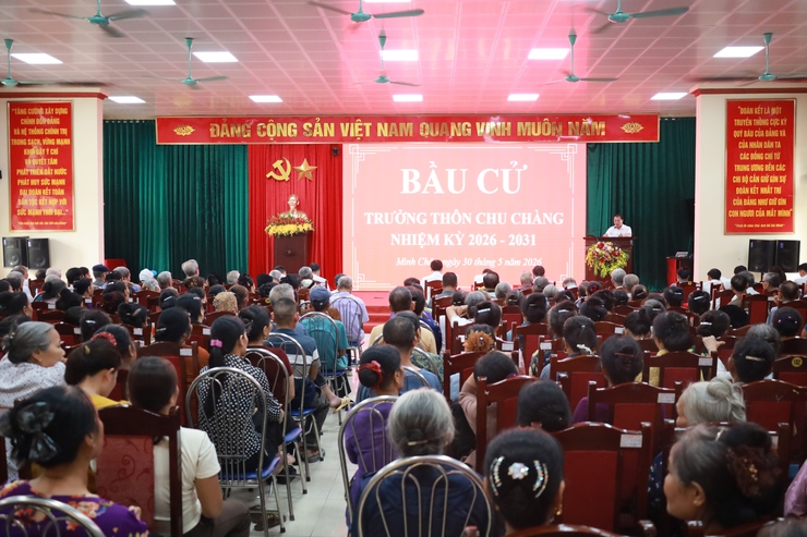 Xã Minh Châu tổ chức thành công bầu cử Trưởng thôn nhiệm kỳ 2026 – 2031- Ảnh 1.