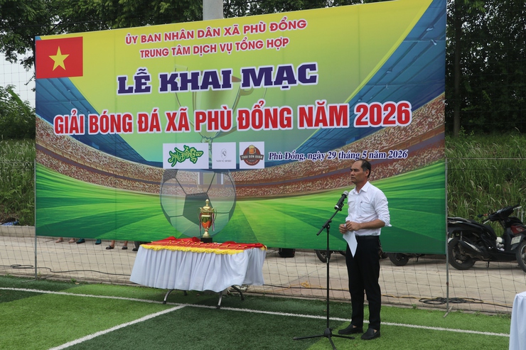 Khai mạc Giải bóng đá xã Phù Đổng năm 2026- Ảnh 2.