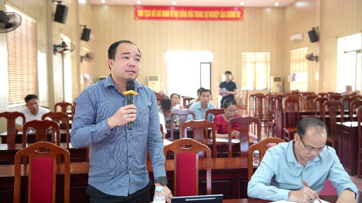 An Khánh lấy ý kiến tổ chức, cá nhân và cộng đồng dân cư về phương án quy hoạch tổng mặt bằng tỷ lệ 1/500 hai dự án Xây dựng hạ tầng kỹ thuật đất dịch vụ- Ảnh 4.