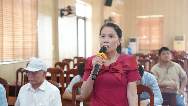 An Khánh lấy ý kiến tổ chức, cá nhân và cộng đồng dân cư về phương án quy hoạch tổng mặt bằng tỷ lệ 1/500 hai dự án Xây dựng hạ tầng kỹ thuật đất dịch vụ- Ảnh 5.