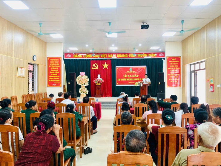 Ra mắt Câu lạc bộ " Hộ gia đình cựu thanh niên xung phong làm kinh tế giỏi" xã Hát Môn- Ảnh 2.