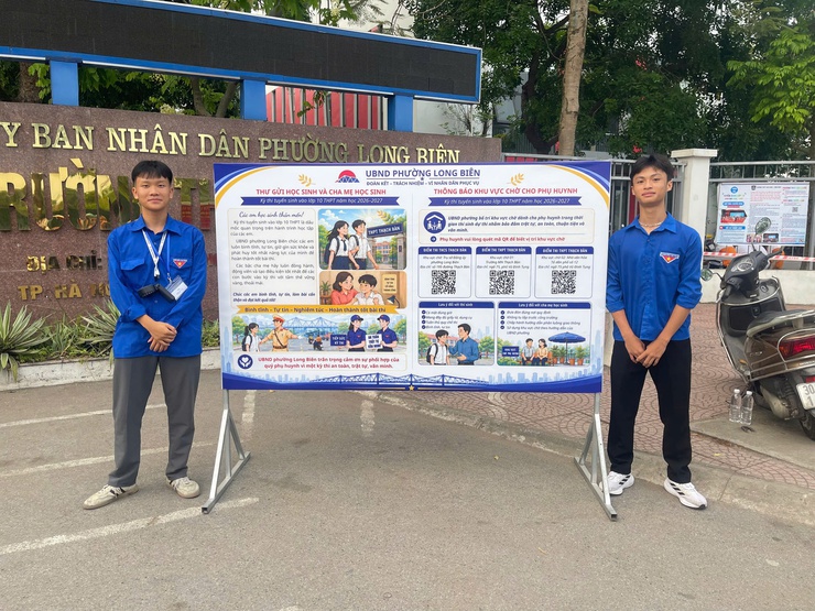 Phường Long Biên hoàn thành công tác hỗ trợ kỳ thi tuyển sinh vào lớp 10 THPT năm học 2026 -2027- Ảnh 5.