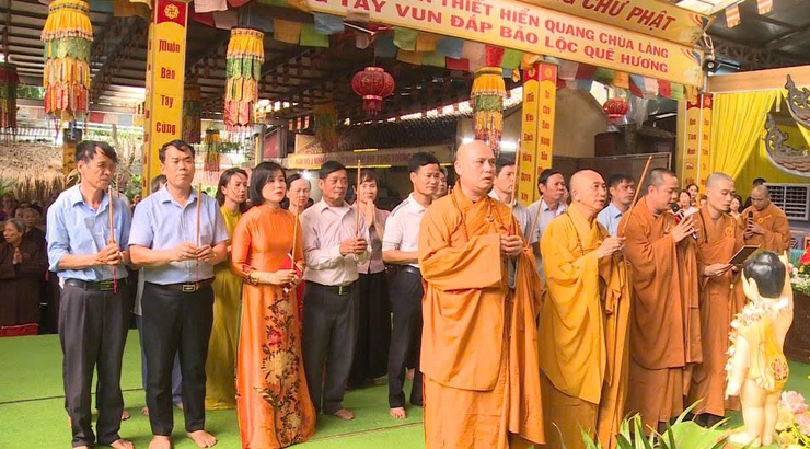 Trang nghiêm Đại lễ Phật đản Phật lịch 2570 tại chùa Hiển Quang- Ảnh 7.