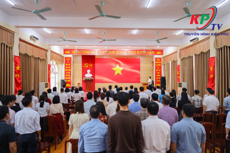 Xã Kiều Phú tổ chức Lễ chào cờ đầu tuần tháng 5; đánh giá kết quả tháng 4, triển khai nhiệm vụ trọng tâm tháng 5- Ảnh 2.