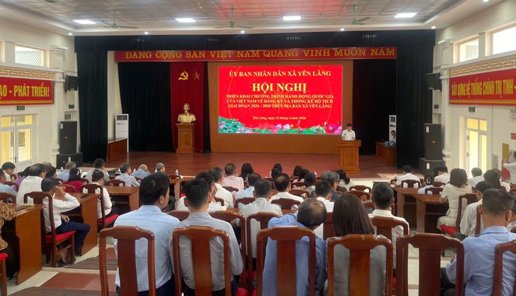 YÊN LÃNG TRIỂN KHAI THỰC HIỆN CHƯƠNG TRÌNH HÀNH ĐỘNG QUỐC GIA VỀ ĐĂNG KÝ VÀ THỐNG KÊ HỘ TỊCH GIAI ĐOẠN 2026-2030 
- Ảnh 1.