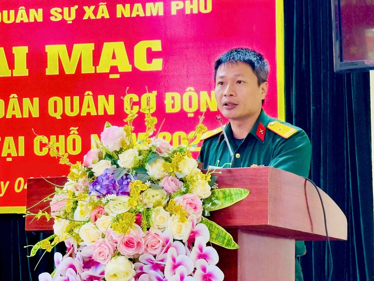 Nam Phù: Nâng cao chất lượng Dân quân tự vệ, đáp ứng yêu cầu nhiệm vụ trong tình hình mới- Ảnh 6.