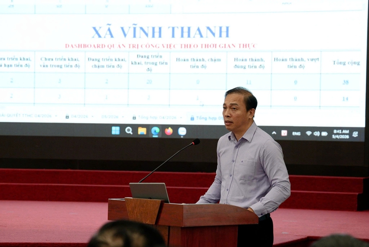 XÃ VĨNH THANH  TỔ CHỨC CHÀO CỜ, SINH HOẠT DƯỚI CỜ VÀ TRIỂN KHAI NHIỆM VỤ TRỌNG TÂM THÁNG 5/2026- Ảnh 7.