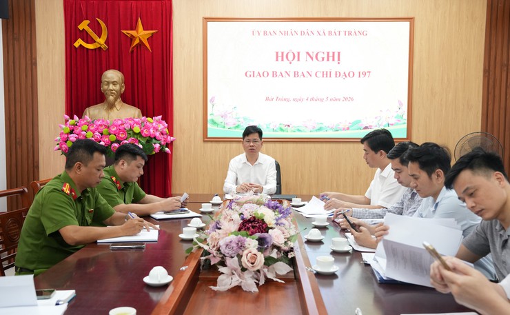 Bát Tràng giao ban Ban Chỉ đạo 197- Ảnh 1.