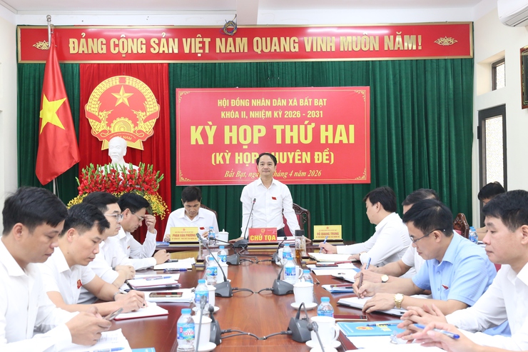 Kỳ họp thứ 2 (Kỳ họp chuyên đề) HĐND xã Bất Bạt, nhiệm kỳ 2026 - 2031 xem xét, quyết định một số nội dung quan trọng thuộc thẩm quyền.- Ảnh 1.