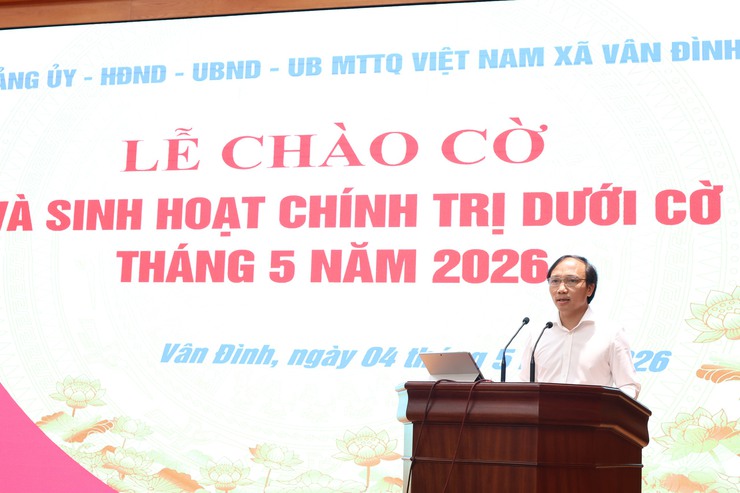 XÃ VÂN ĐÌNH ĐÁNH GIÁ KẾT QUẢ THỰC HIỆN NHIỆM VỤ THÁNG 4, TRIỂN KHAI NHIỆM VỤ TRỌNG TÂM THÁNG 5 NĂM 2026- Ảnh 3.