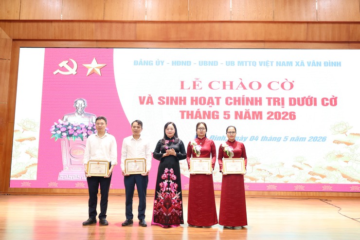 XÃ VÂN ĐÌNH ĐÁNH GIÁ KẾT QUẢ THỰC HIỆN NHIỆM VỤ THÁNG 4, TRIỂN KHAI NHIỆM VỤ TRỌNG TÂM THÁNG 5 NĂM 2026- Ảnh 1.