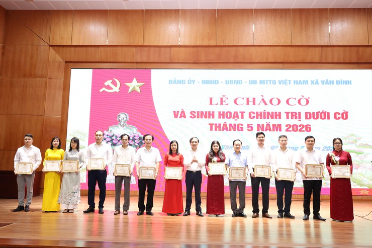 XÃ VÂN ĐÌNH ĐÁNH GIÁ KẾT QUẢ THỰC HIỆN NHIỆM VỤ THÁNG 4, TRIỂN KHAI NHIỆM VỤ TRỌNG TÂM THÁNG 5 NĂM 2026- Ảnh 2.