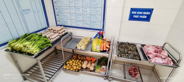 Trường mầm non Tân Mai tăng cường công tác đảm bảo 
vệ sinh và triển khai “Tháng hành động về an toàn thực phẩm” năm 2026- Ảnh 1.