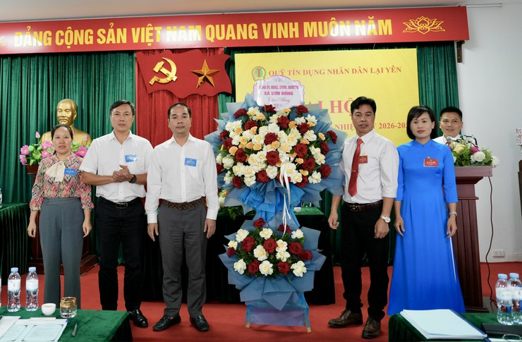 Quỹ tín dụng nhân dân Lại Yên tổ chức Đại hội đại biểu thành viên nhiệm kỳ 2026 - 2031- Ảnh 1.