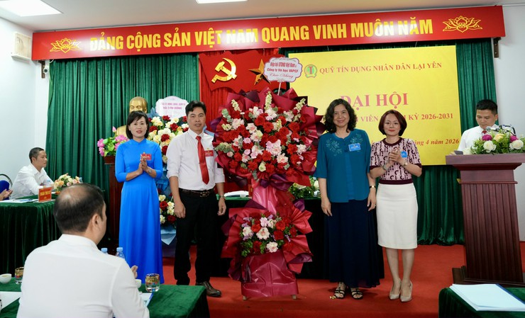 Quỹ tín dụng nhân dân Lại Yên tổ chức Đại hội đại biểu thành viên nhiệm kỳ 2026 - 2031- Ảnh 5.
