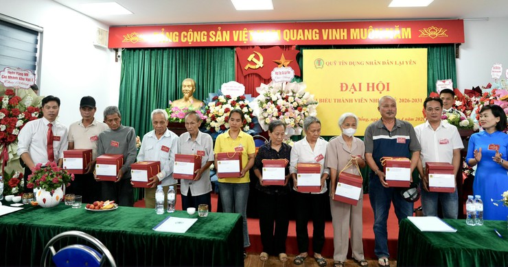 Quỹ tín dụng nhân dân Lại Yên tổ chức Đại hội đại biểu thành viên nhiệm kỳ 2026 - 2031- Ảnh 10.