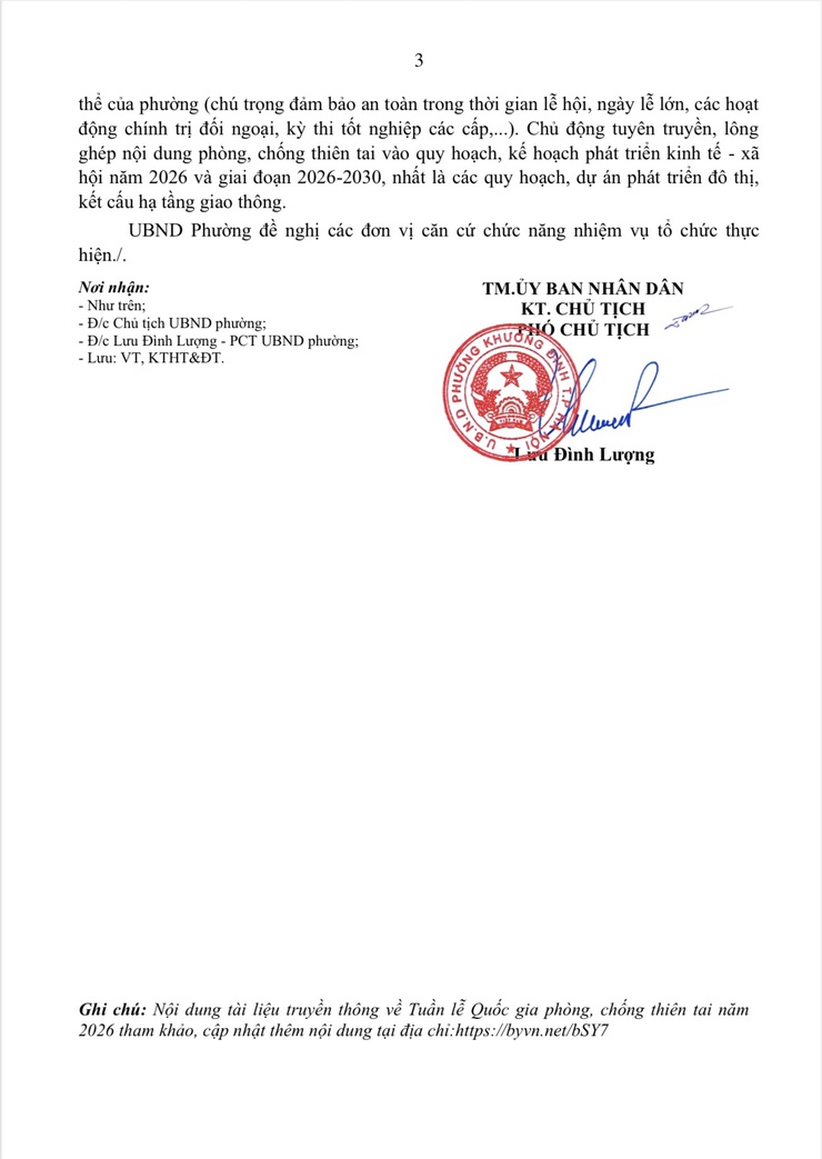 Tổ chức các hoạt động tuyên truyền, hưởng ứng Tuần lễ Quốc gia phòng, chống thiên tai năm 2026 - Ảnh 3.