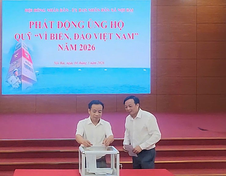 HĐND - UBND xã Nội Bài tổ chức Lễ chào cờ tháng 5/2026- Ảnh 7.