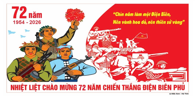 Kỷ niệm 72 năm Chiến thắng lịch sử Điện Biên Phủ (7/5/1954-7/5/2026): Tự hào về lịch sử và tin tưởng vào tương lai tươi sáng của đất nước
- Ảnh 1.
