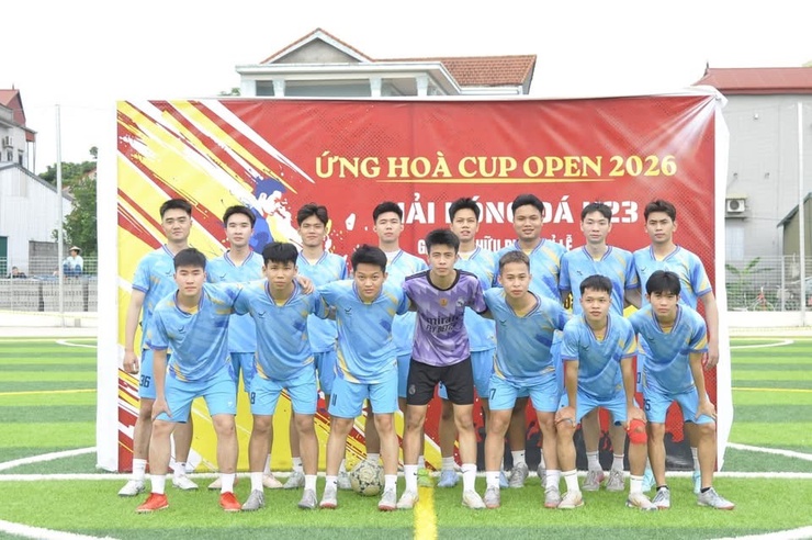GIẢI BÓNG ĐÁ U23 ỨNG HÒA MỞ RỘNG – OPEN CUP 2026 DIỄN RA SÔI NỔI- Ảnh 1.