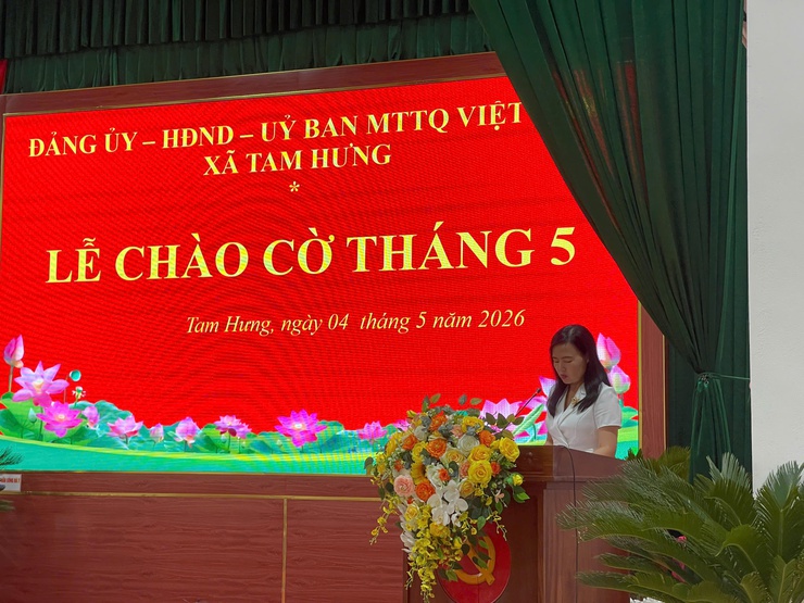 Siết kỷ cương, tăng tốc hành động: Tam Hưng quyết liệt triển khai nhiệm vụ tháng 5/2026- Ảnh 3.