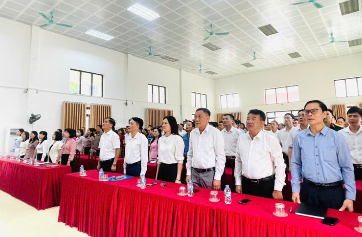 Xã Phúc Lộc tổ chức sinh hoạt dưới cờ đầu tháng 5/2026- Ảnh 1.