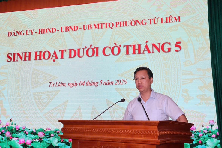 Đảng ủy - HĐND - UBND - Uỷ ban MTTQ phường Từ Liêm tổ chức sinh hoạt dưới cờ tháng 5/2026

- Ảnh 3.