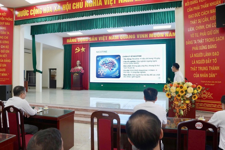 Tập huấn phòng, chống tác hại thuốc lá trên địa bàn xã Thiên Lộc- Ảnh 2.