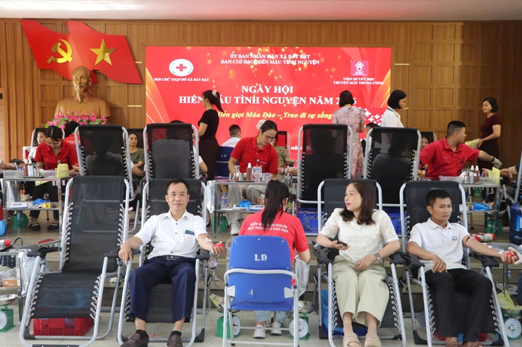 Xã Bất Bạt tổ chức Ngày hội hiến máu tình nguyện đợt 1 năm 2026- Ảnh 4.