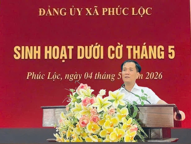 Xã Phúc Lộc tổ chức sinh hoạt dưới cờ đầu tháng 5/2026- Ảnh 4.