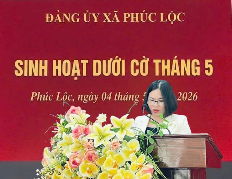 Xã Phúc Lộc tổ chức sinh hoạt dưới cờ đầu tháng 5/2026- Ảnh 7.