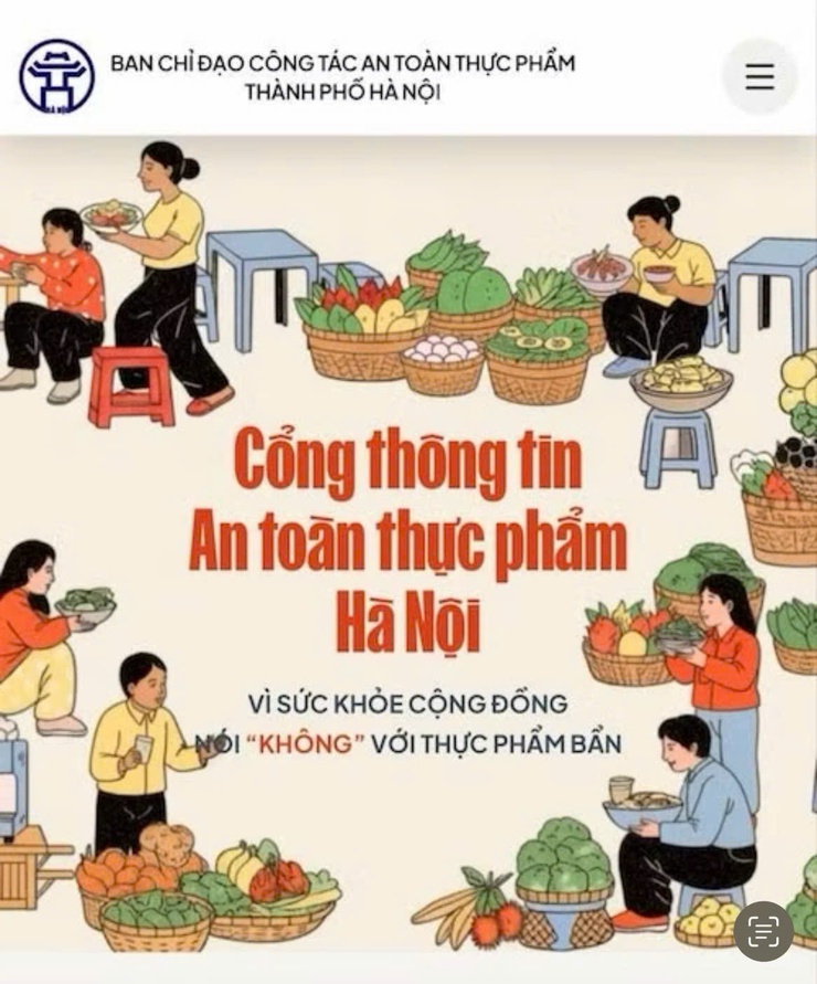 Ra mắt cổng thông tin An toàn thực phẩm thành phố Hà Nội - Ảnh 2.