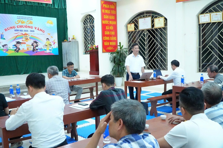 PHÓ BÍ THƯ THƯỜNG TRỰC ĐẢNG UỶ HOÀNG QUỐC ĐẠT DỰ SINH HOẠT CHI BỘ THÔN NGÔ ĐỒNG- Ảnh 8.