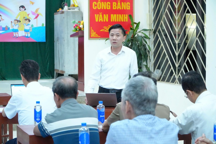 PHÓ BÍ THƯ THƯỜNG TRỰC ĐẢNG UỶ HOÀNG QUỐC ĐẠT DỰ SINH HOẠT CHI BỘ THÔN NGÔ ĐỒNG- Ảnh 5.