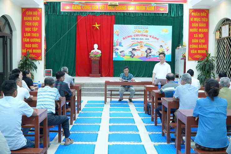 PHÓ BÍ THƯ THƯỜNG TRỰC ĐẢNG UỶ HOÀNG QUỐC ĐẠT DỰ SINH HOẠT CHI BỘ THÔN NGÔ ĐỒNG- Ảnh 1.