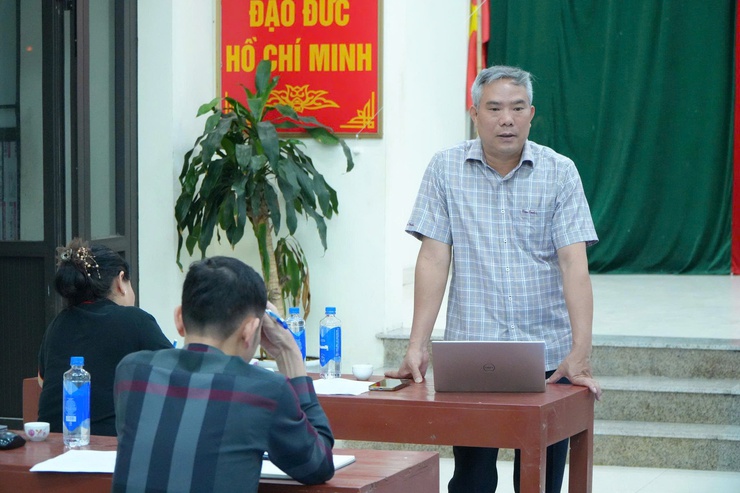 PHÓ BÍ THƯ THƯỜNG TRỰC ĐẢNG UỶ HOÀNG QUỐC ĐẠT DỰ SINH HOẠT CHI BỘ THÔN NGÔ ĐỒNG- Ảnh 6.