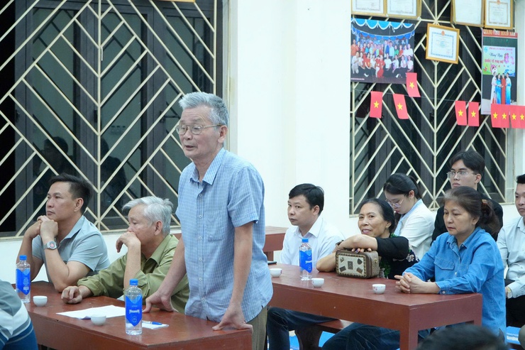 PHÓ BÍ THƯ THƯỜNG TRỰC ĐẢNG UỶ HOÀNG QUỐC ĐẠT DỰ SINH HOẠT CHI BỘ THÔN NGÔ ĐỒNG- Ảnh 7.