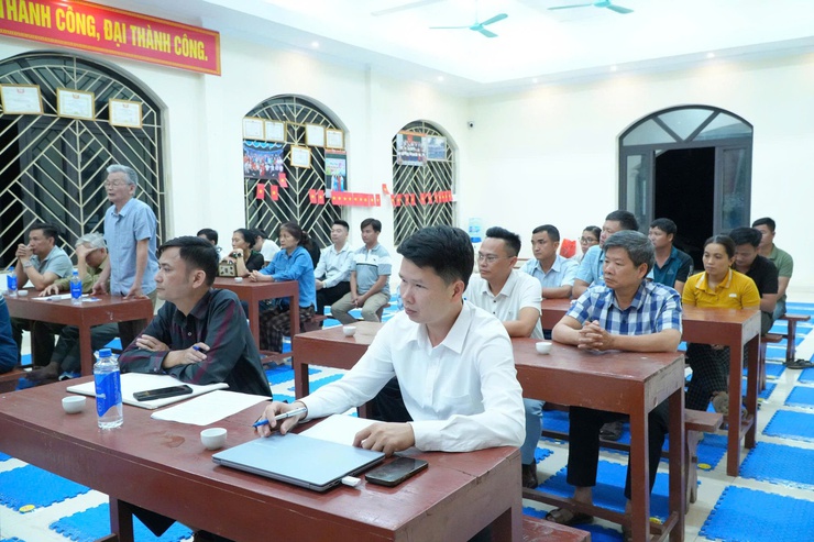 PHÓ BÍ THƯ THƯỜNG TRỰC ĐẢNG UỶ HOÀNG QUỐC ĐẠT DỰ SINH HOẠT CHI BỘ THÔN NGÔ ĐỒNG- Ảnh 4.