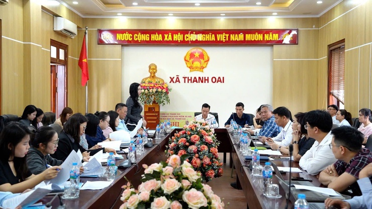 ĐOÀN KIỂM TRA LIÊN NGÀNH SỐ 03 THÀNH PHỐ KIỂM TRA CÔNG TÁC AN TOÀN THỰC PHẨM tại 4 xã Thanh Oai, Tam Hưng, Bình Minh, Dân Hòa- Ảnh 4.