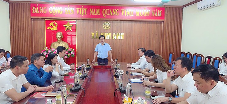 XÃ KIM ANH TỔ CHỨC HỘI NGHỊ CÔNG BỐ QUYẾT ĐỊNH ĐIỀU ĐỘNG, BỔ NHIỆM CÁN BỘ.- Ảnh 2.